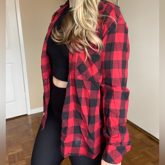 TNA “Boyfriend” Button Up - Buffalo Check - XS - Picture 3 of 9